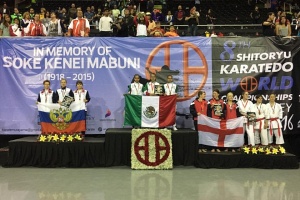 Чемпионате Мира по каратэ до Сито рю в г Монтеррей ( Мексика)