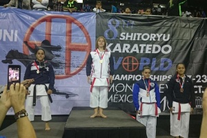 Чемпионате Мира по каратэ до Сито рю в г Монтеррей ( Мексика)